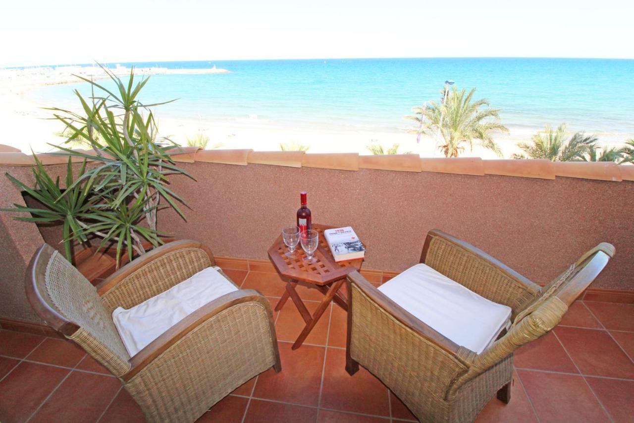 Ático duplex de lujo frente al mar. 1a linea playa El Campello Exterior foto